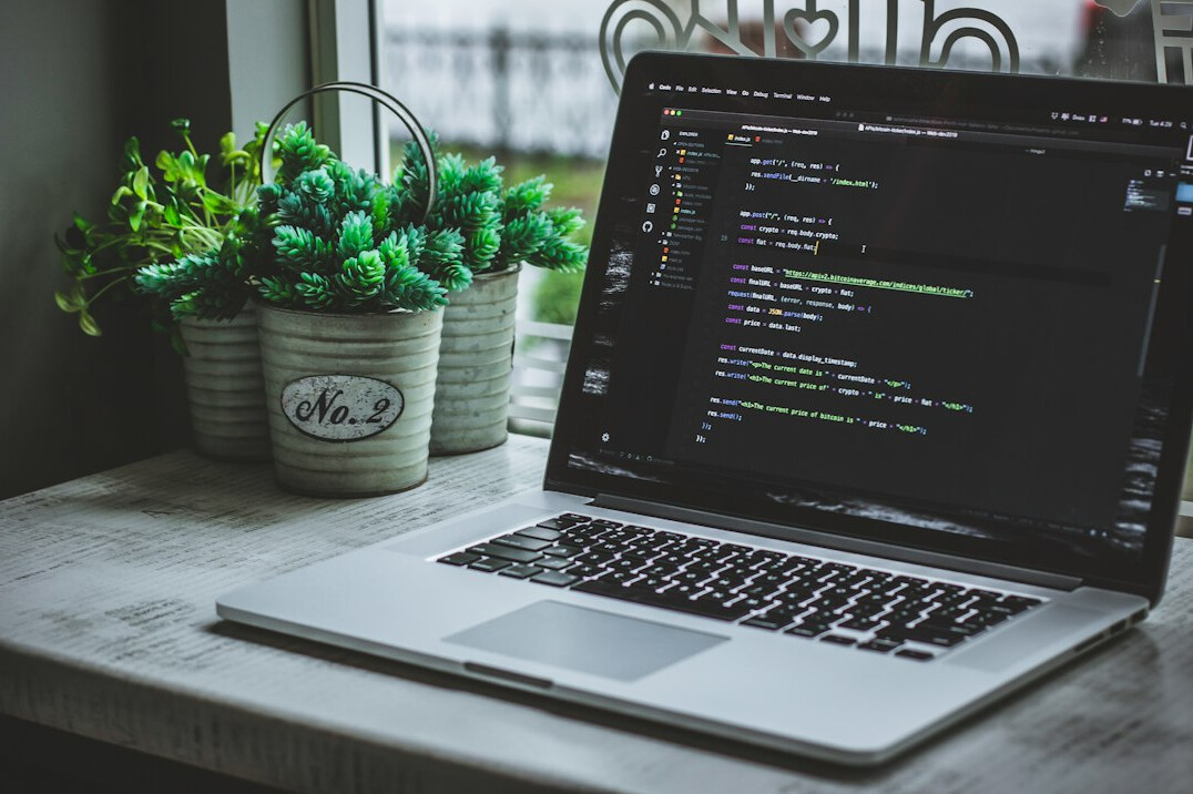 developer writing code