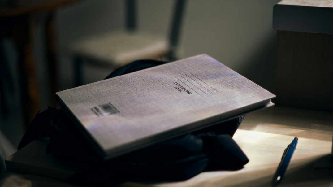 japanese textbook open on desk